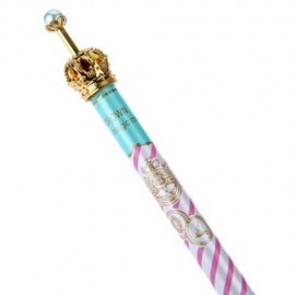 0.5MM LOVELY CUTE ADORABLE CROWN DESIGN ROLLER GEL INK PEN FOR SCHOOL OFFICE FAMILY (ROSE)
