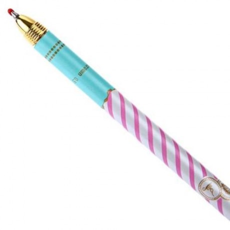 0.5MM LOVELY CUTE ADORABLE CROWN DESIGN ROLLER GEL INK PEN FOR SCHOOL OFFICE FAMILY (ROSE)