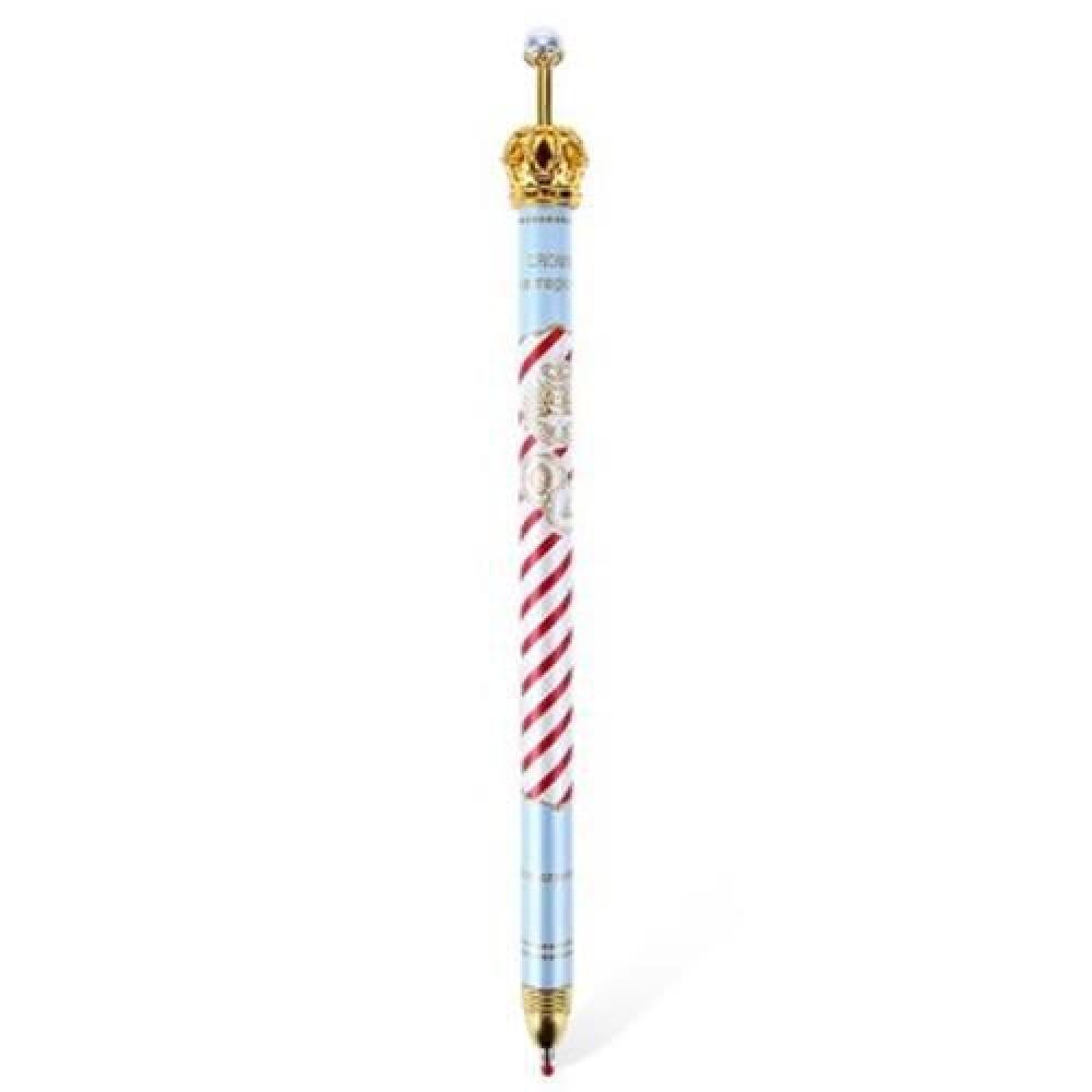0.5MM LOVELY CUTE ADORABLE CROWN DESIGN ROLLER GEL INK PEN FOR SCHOOL OFFICE FAMILY (RED) 0.5MM LOVELY CUTE ADORABLE CROWN DESIGN ROLLER GEL INK PEN FOR SCHOOL OFFICE FAMILY (RED)