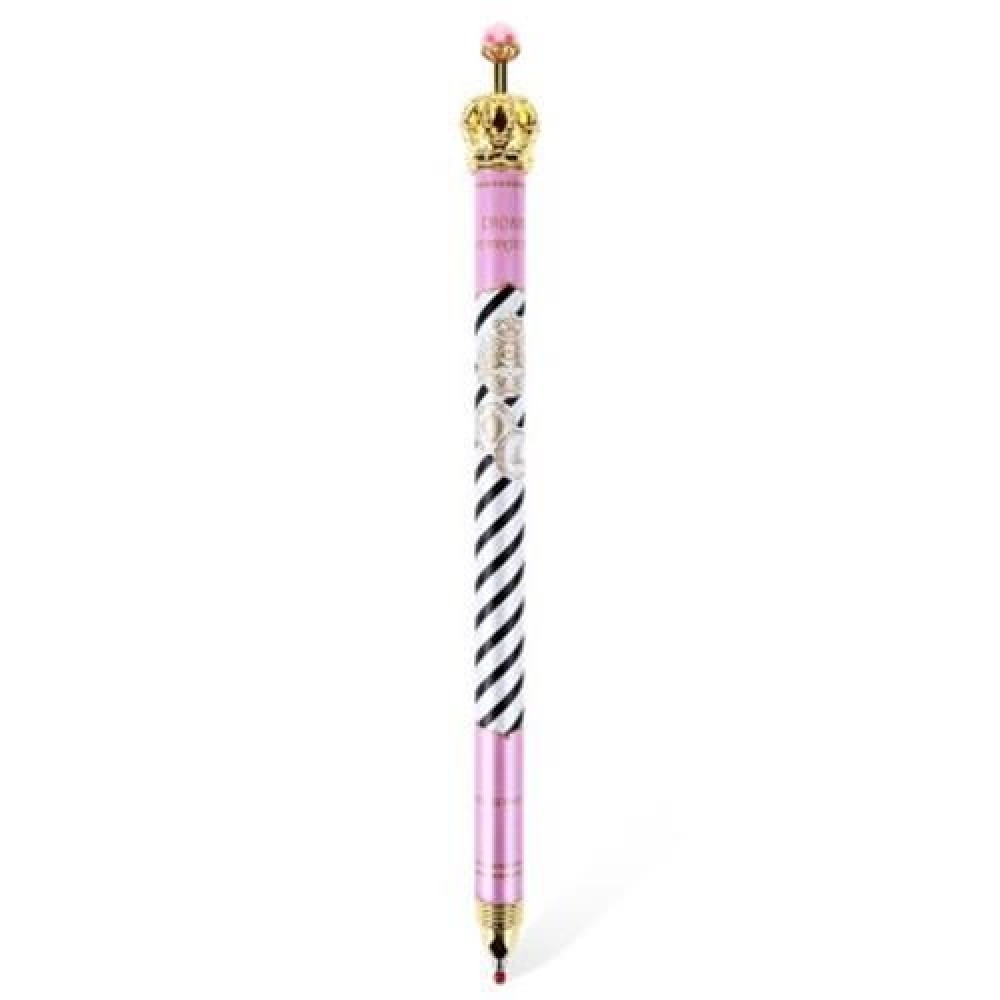 0.5MM LOVELY CUTE ADORABLE CROWN DESIGN ROLLER GEL INK PEN FOR SCHOOL OFFICE FAMILY (BLACK 0.5MM LOVELY CUTE ADORABLE CROWN DESIGN ROLLER GEL INK PEN FOR SCHOOL OFFICE FAMILY (BLACK
