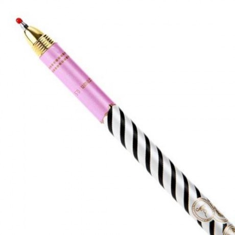 0.5MM LOVELY CUTE ADORABLE CROWN DESIGN ROLLER GEL INK PEN FOR SCHOOL OFFICE FAMILY (BLACK