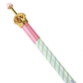 0.5MM LOVELY CUTE ADORABLE CROWN DESIGN ROLLER GEL INK PEN FOR SCHOOL OFFICE FAMILY (GREEN