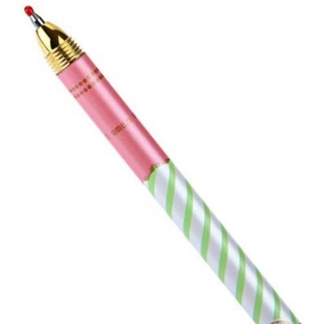 0.5MM LOVELY CUTE ADORABLE CROWN DESIGN ROLLER GEL INK PEN FOR SCHOOL OFFICE FAMILY (GREEN