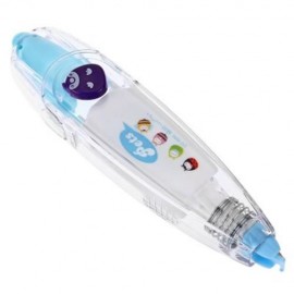PUSH LACE CORRECTION TAPE CREATIVE STATIONERY FOR KEY TAG SIGN CHILDREN GIFT (BLUE)