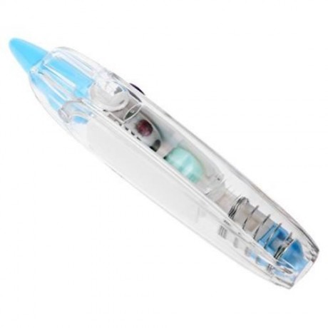 PUSH LACE CORRECTION TAPE CREATIVE STATIONERY FOR KEY TAG SIGN CHILDREN GIFT (BLUE)