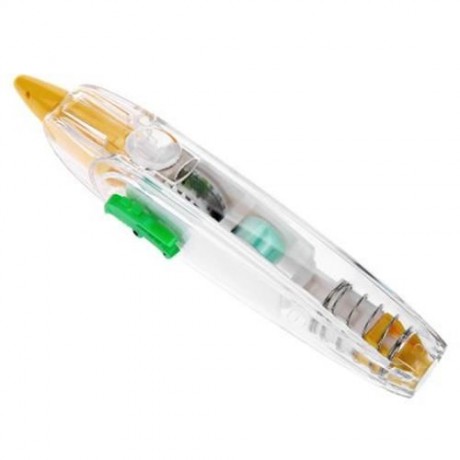 PUSH LACE CORRECTION TAPE CREATIVE STATIONERY FOR KEY TAG SIGN CHILDREN GIFT (YELLOW)