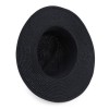 SOLID COLOR SUMMER LADIES BOW WIDE STRAW PLAITING HAT (#5)