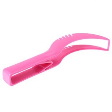WATERMELON FRUIT PLASTIC KNIFE CUTTER SLICER CORER SCOOP KITCHEN TOOL (ROSE)