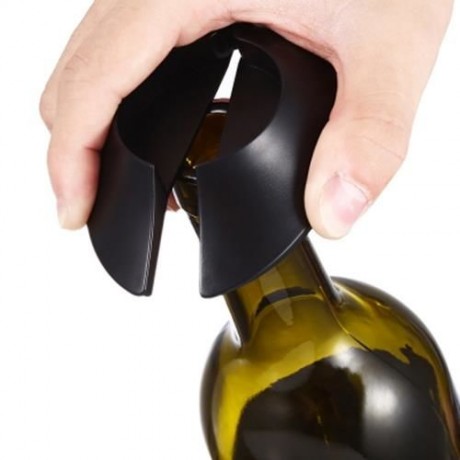 RECHARGEABLE ELECTRIC AUTOMATIC CORDLESS WINE CORKSCREW BOTTLE OPENER FOIL CUTTER (SILVER 