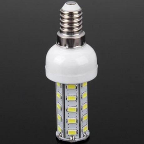 7W E14 SMD 5730 36-LEDS 1600 LUMENS DIMMABLE LED CORN BULB (6000-6500K 110V) (COOL WHITE)