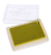 UOOPAI 3109 SIMPLE PORTABLE CANDY COLOR GRADUAL CHANGE COLOR INK PAD (LIGHT YELLOW)