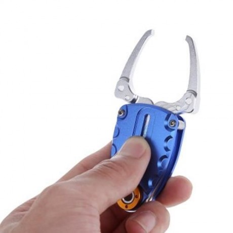 ULTRALIGHT FISHING GRIP TONGS CRAMPON CLIPPER OUTDOOR ACCESSORY (BLUE)