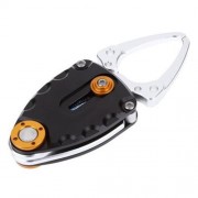 ULTRALIGHT FISHING GRIP TONGS CRAMPON CLIPPER OUTDOOR ACCESSORY (BLACK)