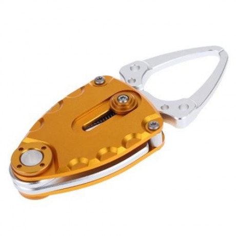 ULTRALIGHT FISHING GRIP TONGS CRAMPON CLIPPER OUTDOOR ACCESSORY (GOLDEN)
