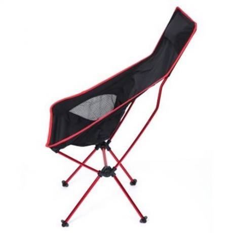 DETACHABLE ALUMINIUM ALLOY 7075 EXTENDED CHAIR FOR OUTDOOR ACTIVITIES (RED)