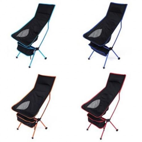 DETACHABLE ALUMINIUM ALLOY 7075 EXTENDED CHAIR FOR OUTDOOR ACTIVITIES (ORANGE)