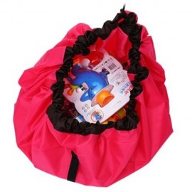 OUTDOOR WATER RESISTANT LIGHT TOY ORGANIZER STORAGE BAG (ROSE)