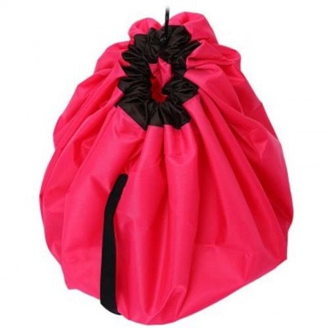 OUTDOOR WATER RESISTANT LIGHT TOY ORGANIZER STORAGE BAG (ROSE)