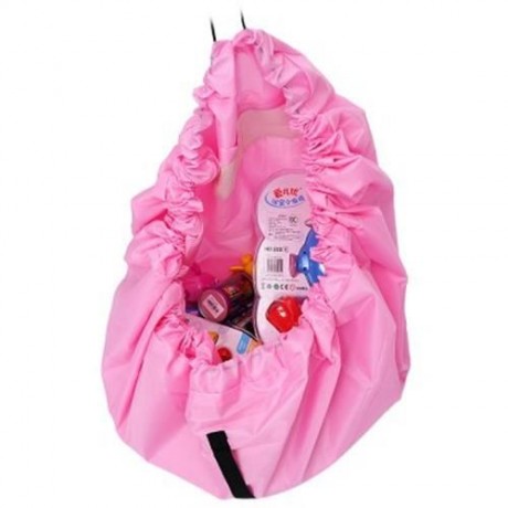 OUTDOOR WATER RESISTANT LIGHT TOY ORGANIZER STORAGE BAG (PINK)