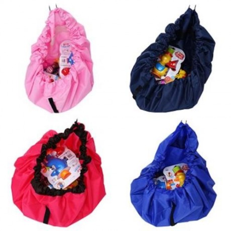 OUTDOOR WATER RESISTANT LIGHT TOY ORGANIZER STORAGE BAG (PINK)