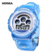 HOSKA H001B CHILDREN LED DIGITAL WATCH WATER RESISTANCE DAY CHRONOGRAPH SPORTS WRISTWATCH 