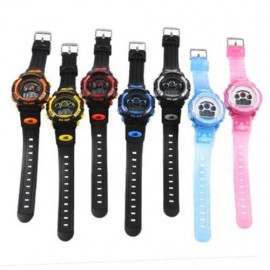 HOSKA H001B CHILDREN LED DIGITAL WATCH WATER RESISTANCE DAY CHRONOGRAPH SPORTS WRISTWATCH 