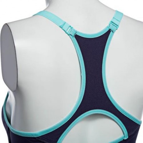 ULTRA-SOFT SEAMLESS FULL COVERAGE RACERBACK SPORT BRA (BLUE)