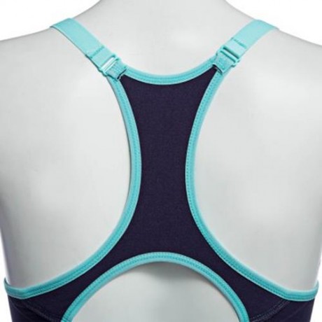 ULTRA-SOFT SEAMLESS FULL COVERAGE RACERBACK SPORT BRA (BLUE)