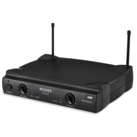 WEISRE PGX - 58 PROFESSIONAL UHF DUAL WIRELESS MICROPHONE MIC SYSTEM FOR KARAOKE PARTY KTV