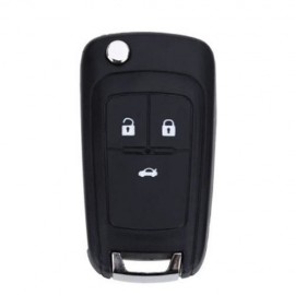 E48 FOLDABLE CAR REMOTE KEY HOLDER CASE SHELL 3-BUTTON PROTECTING COVER FOR OPEL
