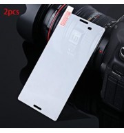 2PCS 2.5D 9H ULTRA-THIN TEMPERED GLASS FILM HD CLEAR SCREEN PROTECTOR FOR SONY M4 (TRANSPA
