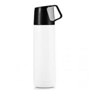 JUST LIFE J - 02078 500ML PORTABLE STAINLESS STEEL WATER BOTTLE WITH HANDLE VACUUM INSULAT