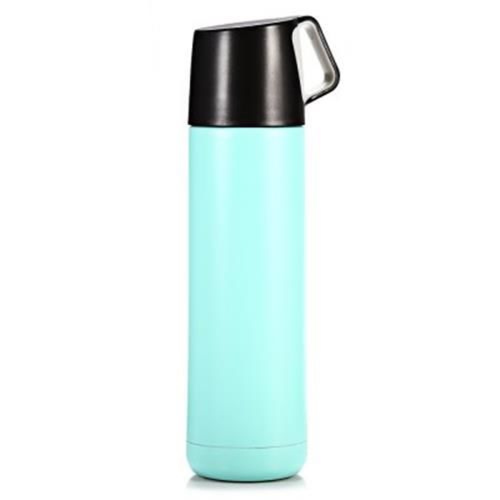 JUST LIFE J - 02078 500ML PORTABLE STAINLESS STEEL WATER BOTTLE WITH HANDLE VACUUM INSULAT JUST LIFE J - 02078 500ML PORTABLE STAINLESS STEEL WATER BOTTLE WITH HANDLE VACUUM INSULAT
