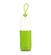 U CUP U - 01330 PORTABLE STAINLESS STEEL HEART SHAPE HANDLE VACUUM DRINKING WATER BOTTLE (