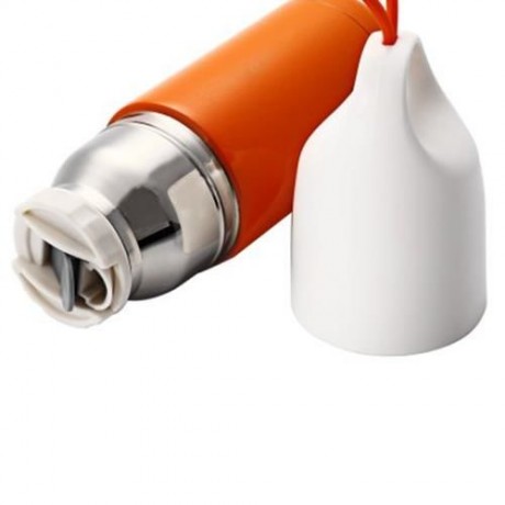 U CUP U - 01330 PORTABLE STAINLESS STEEL HEART SHAPE HANDLE VACUUM DRINKING WATER BOTTLE (