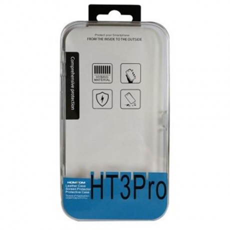 ORIGINAL HOMTOM HT3 PRO PACKAGE TEMPERED GLASS PROTECTOR PROTECTIVE FULL BODY COVER (COLOR
