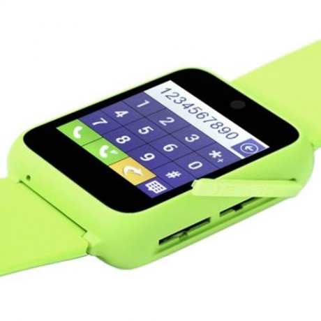 KEN XIN DA S9 1.54 INCH SMARTWATCH PHONE BLUETOOTH BUILT-IN CAMERA MUSIC PLAYING FM (GREEN