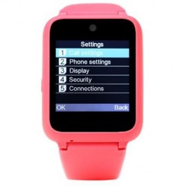 KEN XIN DA S9 1.54 INCH SMARTWATCH PHONE BLUETOOTH BUILT-IN CAMERA MUSIC PLAYING FM (RED)