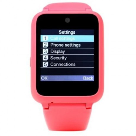 KEN XIN DA S9 1.54 INCH SMARTWATCH PHONE BLUETOOTH BUILT-IN CAMERA MUSIC PLAYING FM (RED)