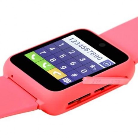 KEN XIN DA S9 1.54 INCH SMARTWATCH PHONE BLUETOOTH BUILT-IN CAMERA MUSIC PLAYING FM (RED)