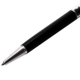 CRYSTAL 0.7MM BLACK BALLPOINT PEN STATIONERY FOR WRITING OFFICE SCHOOL SUPPLIES (BLACK)