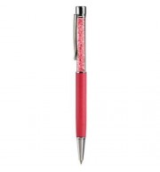 CRYSTAL 0.7MM BLACK BALLPOINT PEN STATIONERY FOR WRITING OFFICE SCHOOL SUPPLIES (PINK)