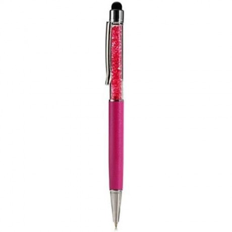 0.7MM CRYSTAL BLACK BALLPOINT PEN FOR WRITING OFFICE SCHOOL SUPPLIES (ROSE)
