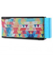 DT M2 COLORFUL MESH SURFACE STEREO HIFI BLUETOOTH SPEAKER WITH MICROPHONE (BLACK)