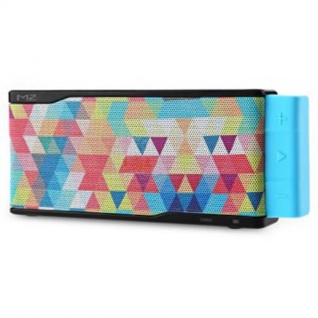 DT M2 COLORFUL MESH SURFACE STEREO HIFI BLUETOOTH SPEAKER WITH MICROPHONE (BLACK)