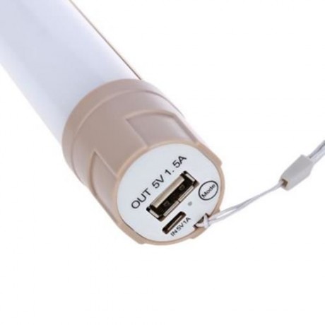 4400MAH BATTERY CHARGER 450LM PORTABLE CAMPING LIGHT (SHALLOW FLAXEN)
