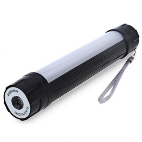 4400MAH BATTERY CHARGER 450LM PORTABLE CAMPING LIGHT (BLACK)