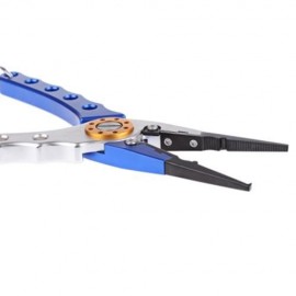 FG - 1016 LIGHT LURE PLIER GRIP PINCER NIPPER WIRE CUTTER SCISSOR FISHING KIT (SILVER AND 