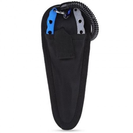 FG - 1017A DURABLE LURE PLIER GRIP PINCER NIPPER WIRE CUTTER SCISSOR FISHING KIT (BLUE)