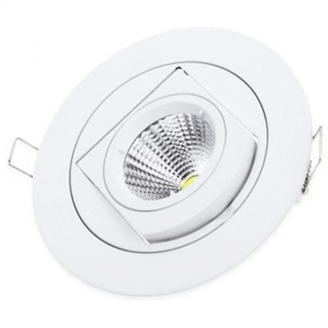 15W LED COB RECESSED CEILING LIGHT ADJUSTABLE SPOTLIGHT (WHITE GREY)